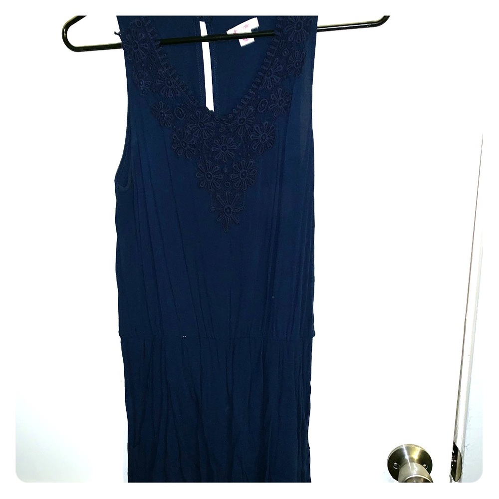Navy blue romper